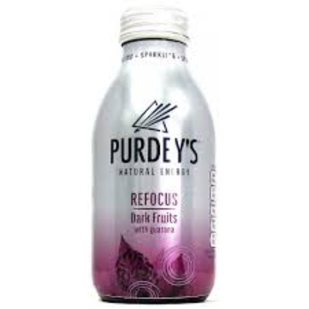 PURDEYS REFOCUS DARK FRUITS SPARKLING DRINK 330ML